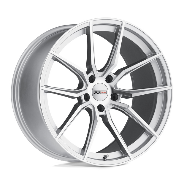 Cray Wheels Spider 20x9.5 Silver w/Mirror Cut Face 56mm ET 70.3mm CB 5x120.65
