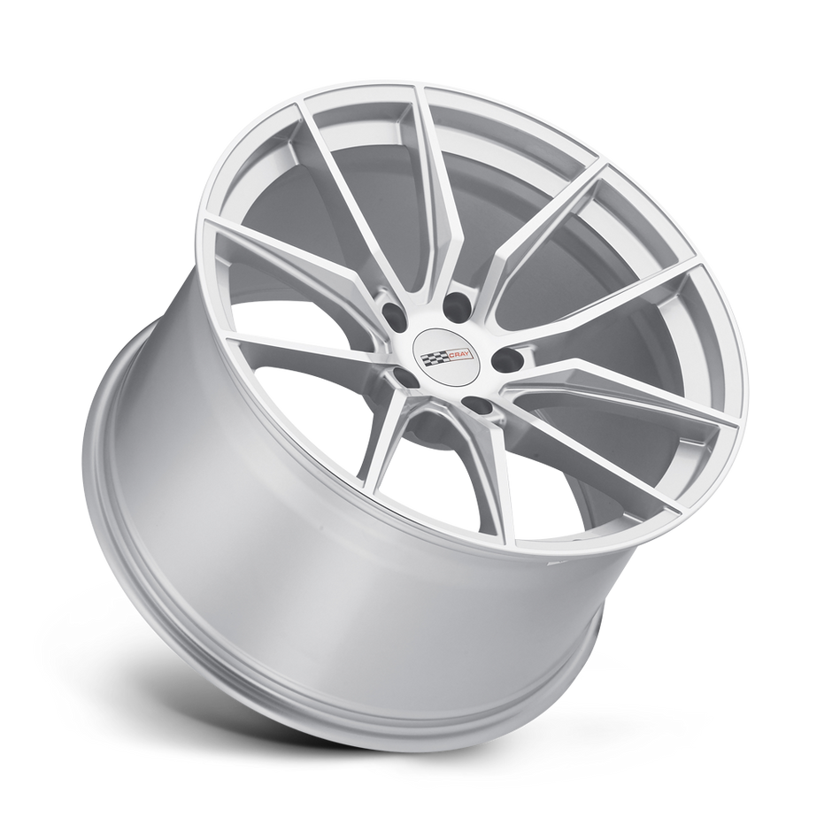 Cray Wheels Spider 20x10.5 Silver w/Mirror Cut Face 65mm ET 70.3mm CB 5x120.65