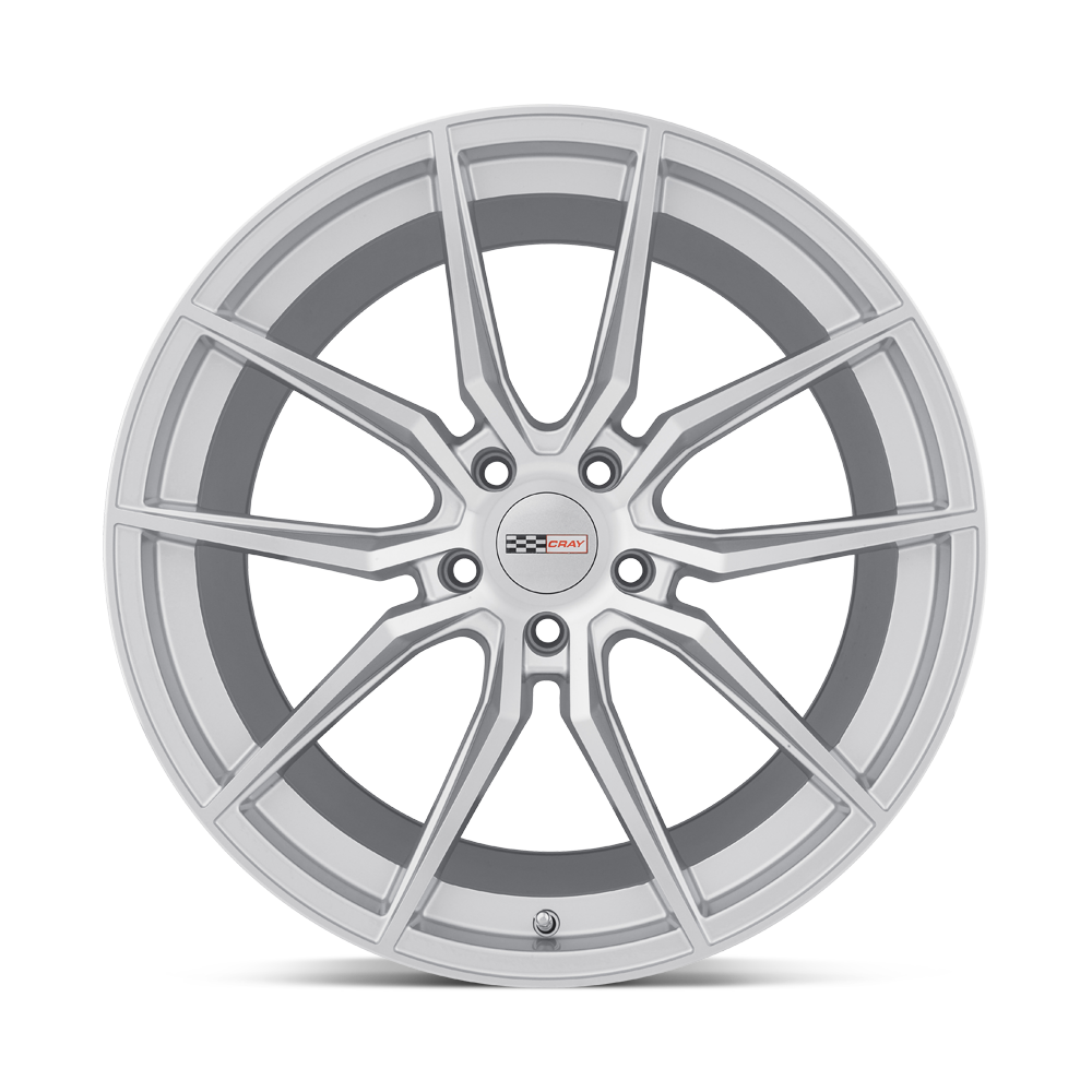 Cray Wheels Spider 20x10.5 Silver w/Mirror Cut Face 65mm ET 70.3mm CB 5x120.65