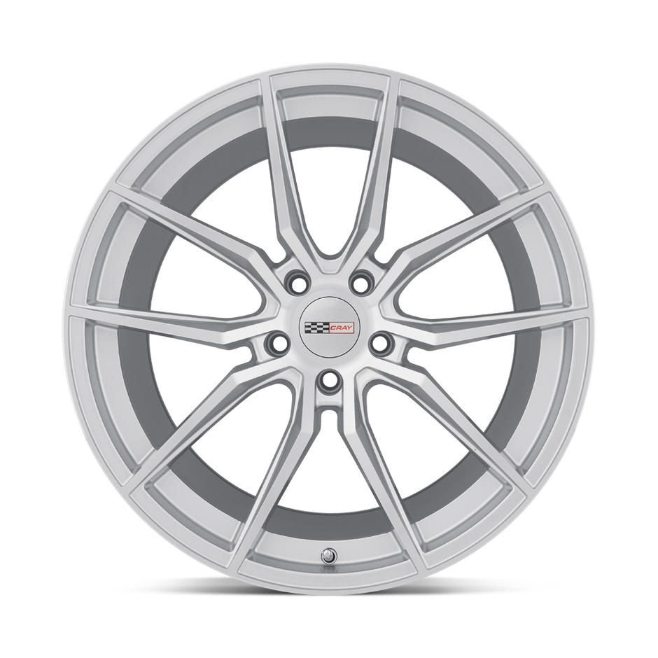 Cray Wheels Spider 20x10.5 Silver w/Mirror Cut Face 65mm ET 70.3mm CB 5x120.65