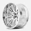 Hardrock Offroad Spine Xposed 24x12 Chrome -44mm ET 124.3mm CB 8x180 wheel