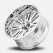 Hardrock Offroad Spine Xposed 20x12 Chrome -44mm ET 124.3mm CB 8x180 wheel