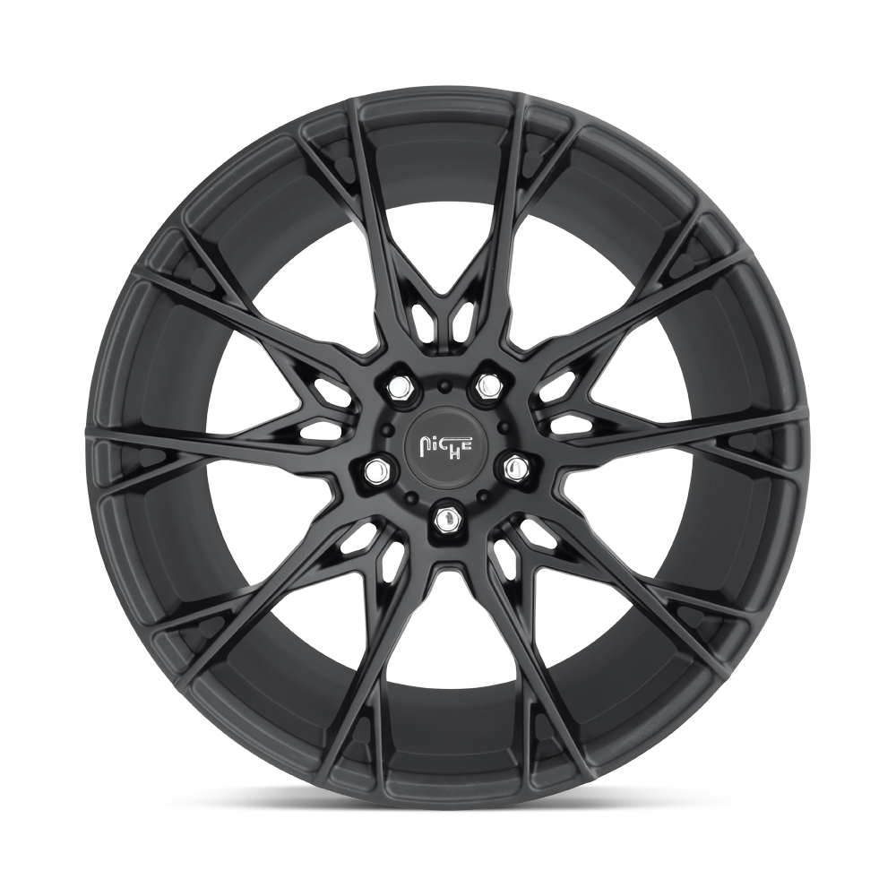 Niche M183 Staccato 19x8.5 Matte Black 35mm ET 72.56mm CB 5x120