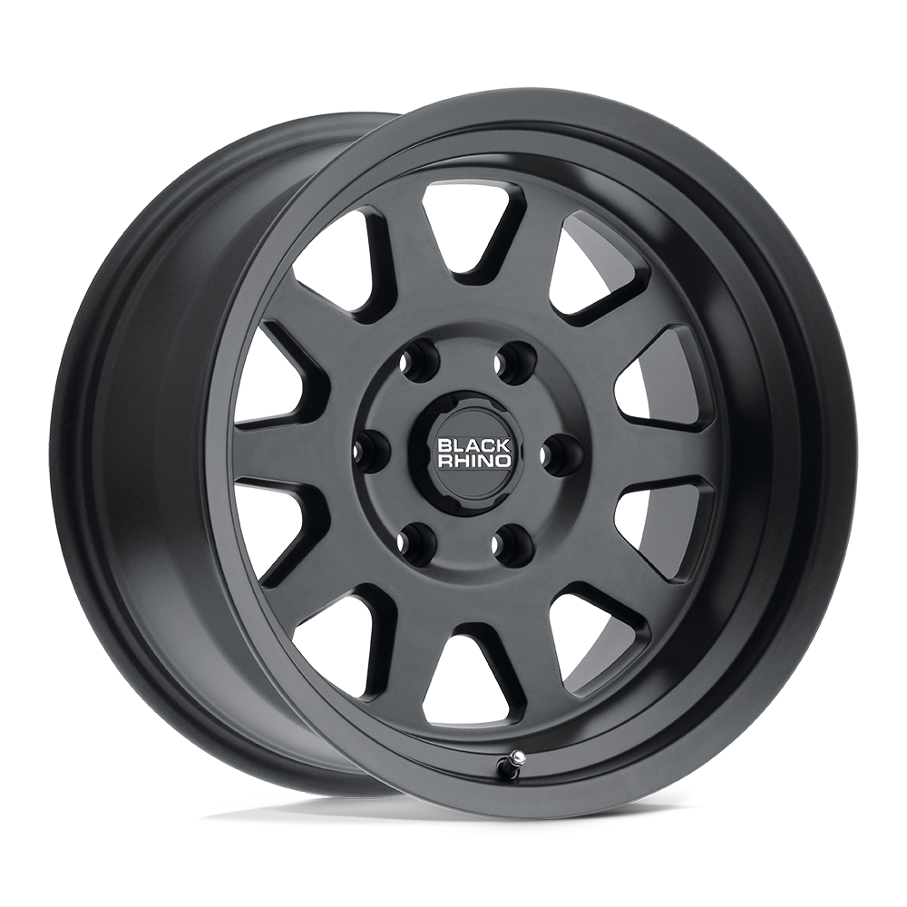 Black Rhino Hard Alloys Stadium 17x8 Matte Black 45mm ET 78.1mm CB 5x130
