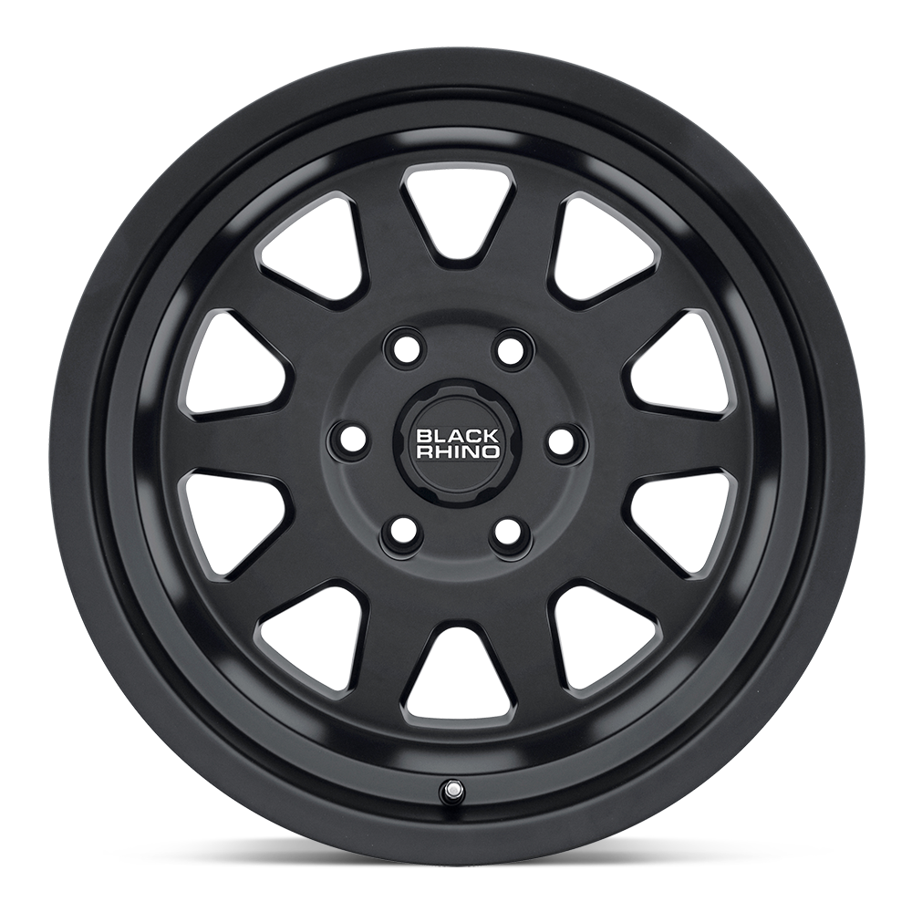 Black Rhino Hard Alloys Stadium 17x8 Matte Black 45mm ET 78.1mm CB 5x130