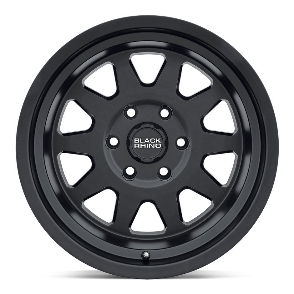 Black Rhino Hard Alloys Stadium 17x8 Matte Black 45mm ET 78.1mm CB 5x130