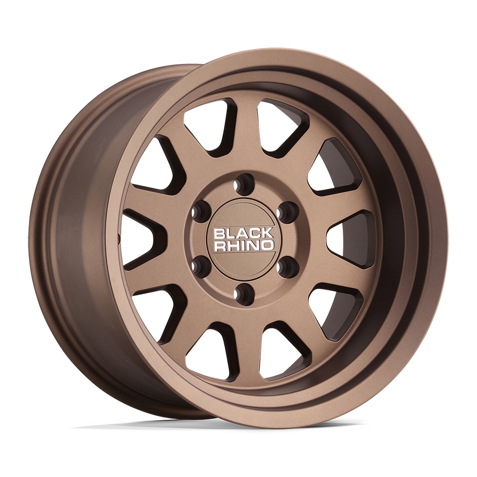 Black Rhino Hard Alloys Stadium 17x8.5 Matte Bronze 0mm ET 76.1mm CB 6x114.3