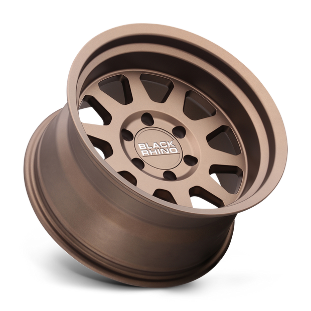 Black Rhino Hard Alloys Stadium 17x8.5 Matte Bronze 0mm ET 76.1mm CB 6x114.3