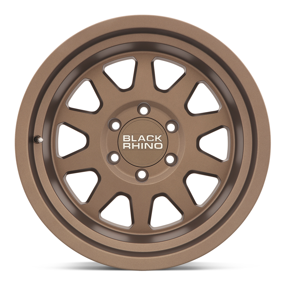 Black Rhino Hard Alloys Stadium 17x8.5 Matte Bronze 0mm ET 76.1mm CB 6x114.3