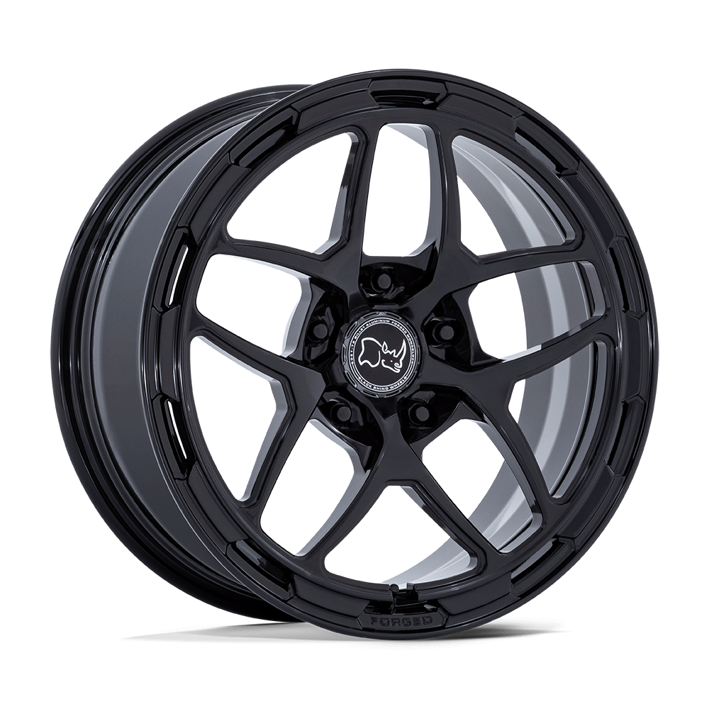 Black Rhino Hard Alloys Stallberg 18x8 Gloss Black 20mm ET 71.5mm CB 5x130