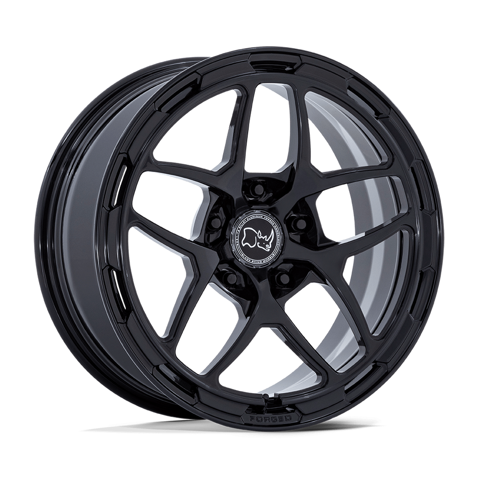 Black Rhino Hard Alloys Stallberg 18x8 Gloss Black 20mm ET 71.5mm CB 5x130