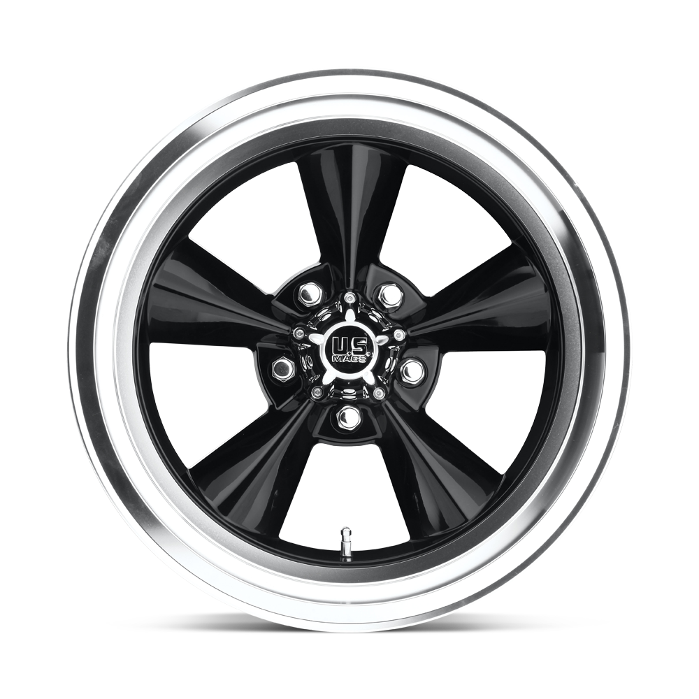 U.S. Mags U107 Standard 17x7 Gloss Black 1mm ET 72.56mm CB 5x114.3