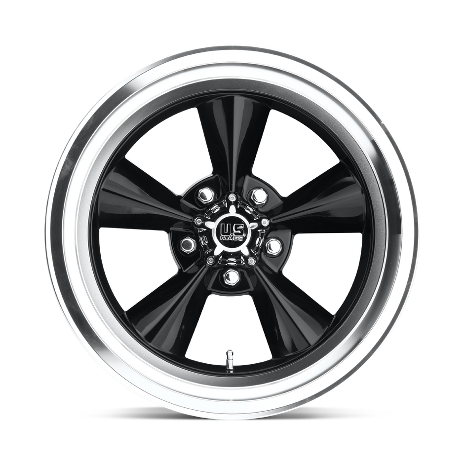 U.S. Mags U107 Standard 17x7 Gloss Black 1mm ET 72.56mm CB 5x114.3