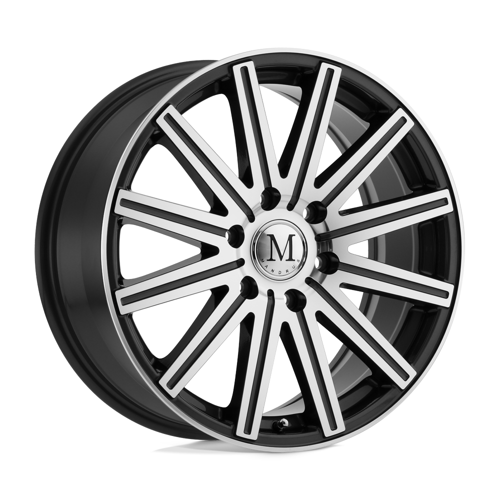 Mandrus Stark 17x7.5 Gunmetal w/Mirror Cut Face & Lip 52mm ET 84.1mm CB 6x130