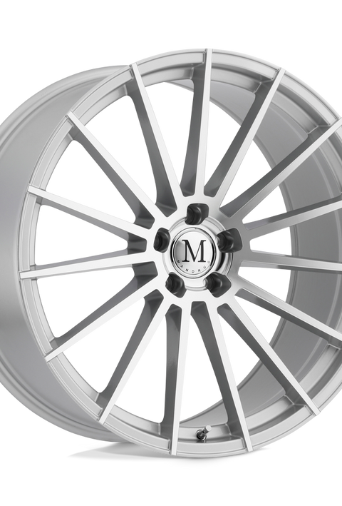 Mandrus Stirling 20x10 Silver w/Mirror Cut Face 25mm ET 66.56mm CB 5x112