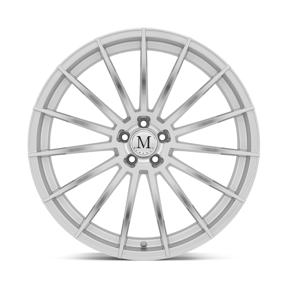 Mandrus Stirling 22x11.5 Silver w/Mirror Cut Face 32mm ET 66.56mm CB 5x112