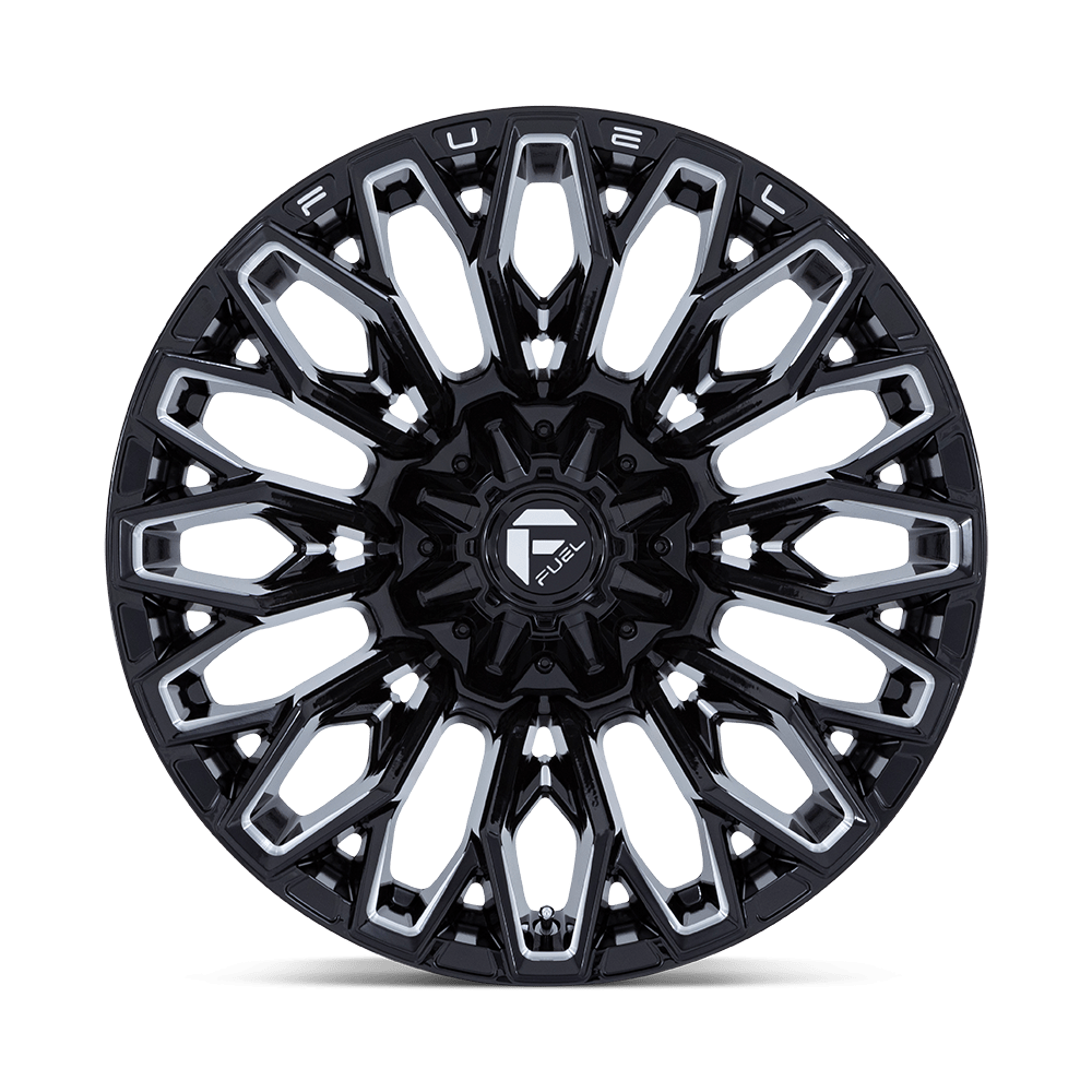 Fuel Wheels FC865 Strike 20x10 Gloss Black Milled -18mm ET 78.1mm CB Custom BP