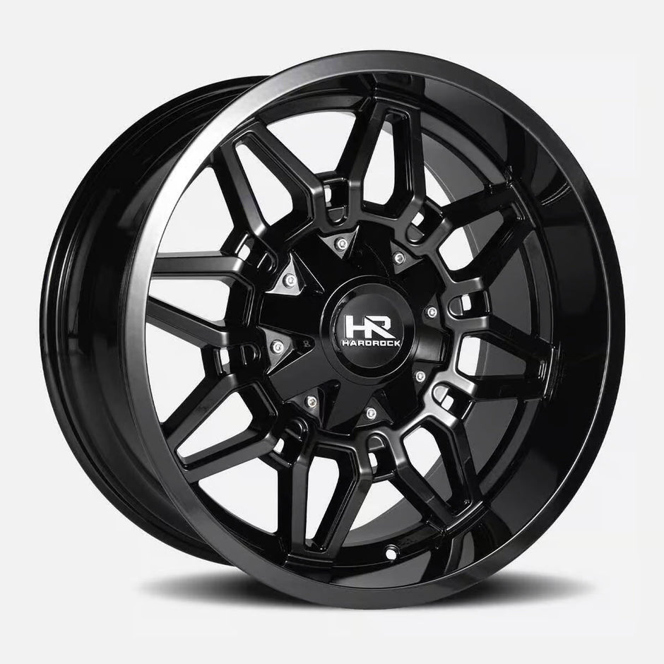 Hardrock Offroad Striker 20x9 Gloss Black wheel