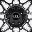 Hardrock Offroad Striker 20x12 Gloss Black Milled -51mm ET 110.3mm CB 5x150/5x139.7 wheel