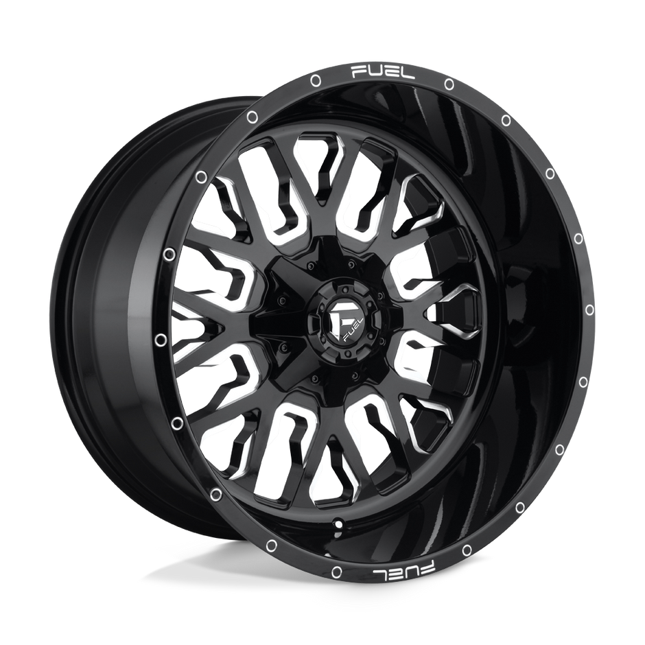 Fuel Wheels D611 Stroke 17x9 Gloss Black Milled -12mm ET 78.1mm CB 5x114.3/5x127