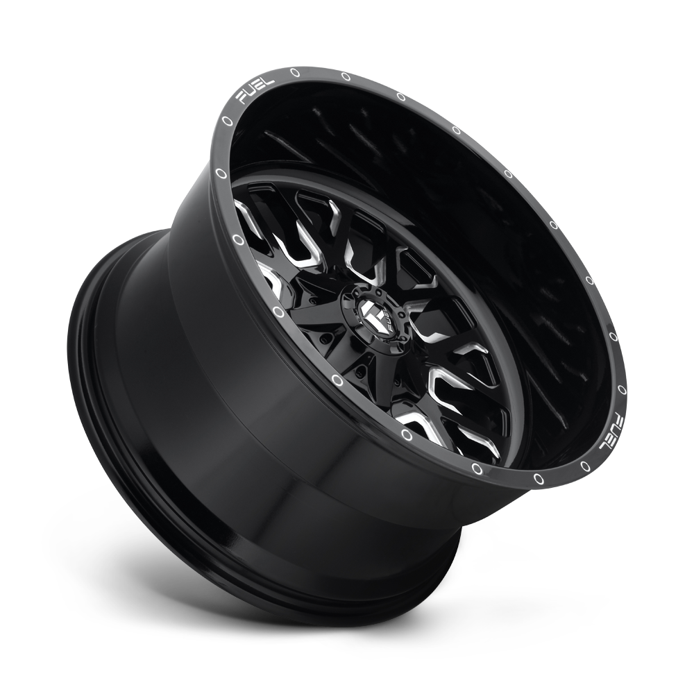 Fuel Wheels D611 Stroke 17x9 Gloss Black Milled -12mm ET 78.1mm CB 5x114.3/5x127