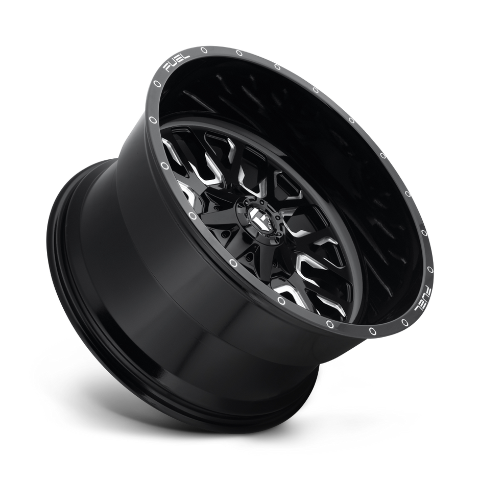 Fuel Wheels D611 Stroke 17x9 Gloss Black Milled -12mm ET 78.1mm CB 5x114.3/5x127