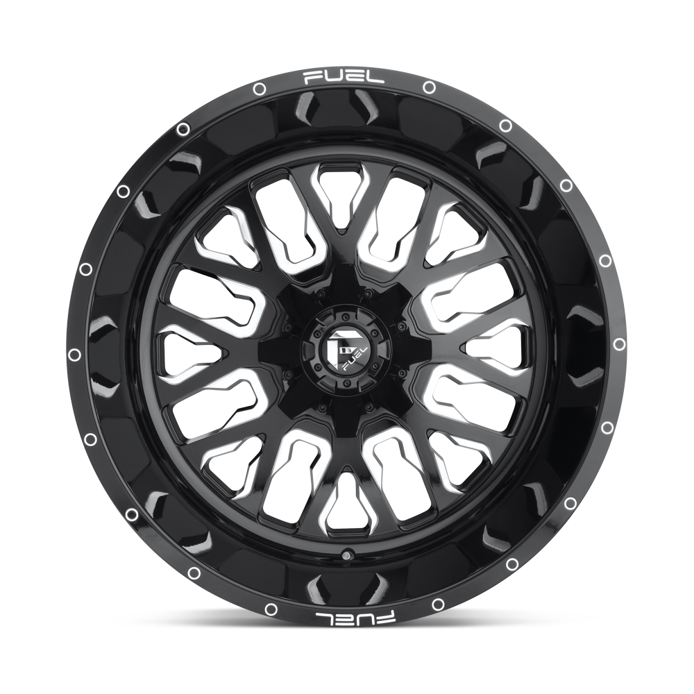 Fuel Wheels D611 Stroke 17x9 Gloss Black Milled -12mm ET 78.1mm CB 5x114.3/5x127