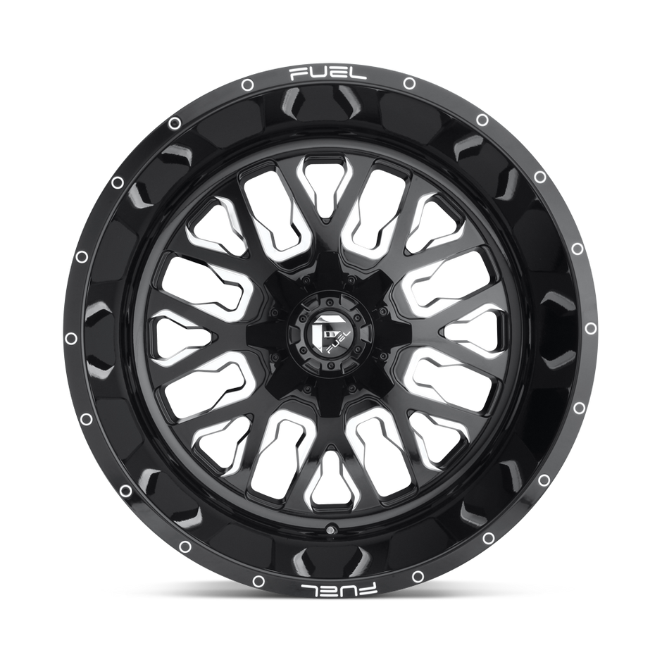 Fuel Wheels D611 Stroke 17x9 Gloss Black Milled -12mm ET 78.1mm CB 5x114.3/5x127