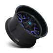 Fuel Wheels D645 Stroke 17x9 Gloss Black w/Blue Tinted Clear -12mm ET 78.1mm CB 5x114.3/5x127