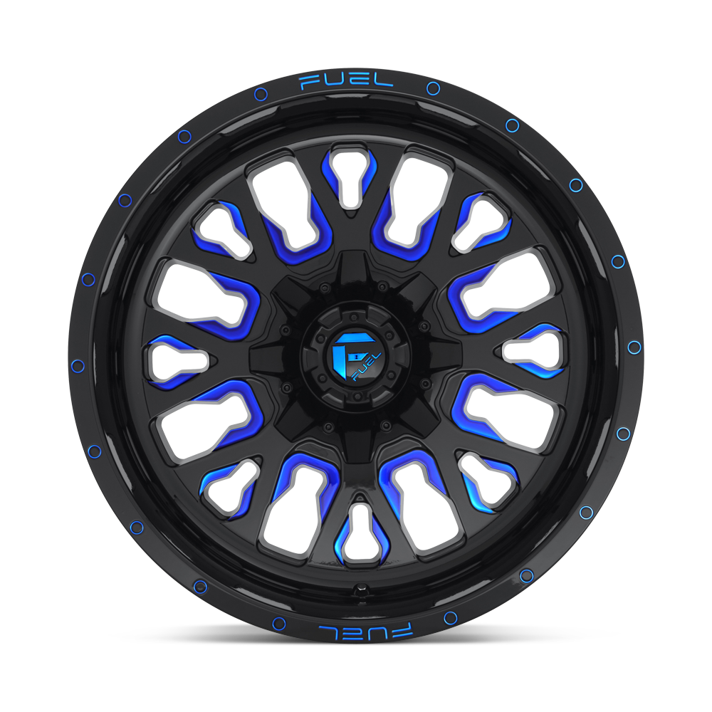 Fuel Wheels D645 Stroke 17x9 Gloss Black w/Blue Tinted Clear -12mm ET 78.1mm CB 5x114.3/5x127