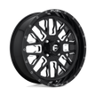 Fuel Wheels D611 Stroke UTV 18x7 Gloss Black Milled 13mm ET 132mm CB 4x156