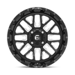 Fuel Wheels D611 Stroke UTV 18x7 Gloss Black Milled 13mm ET 132mm CB 4x156