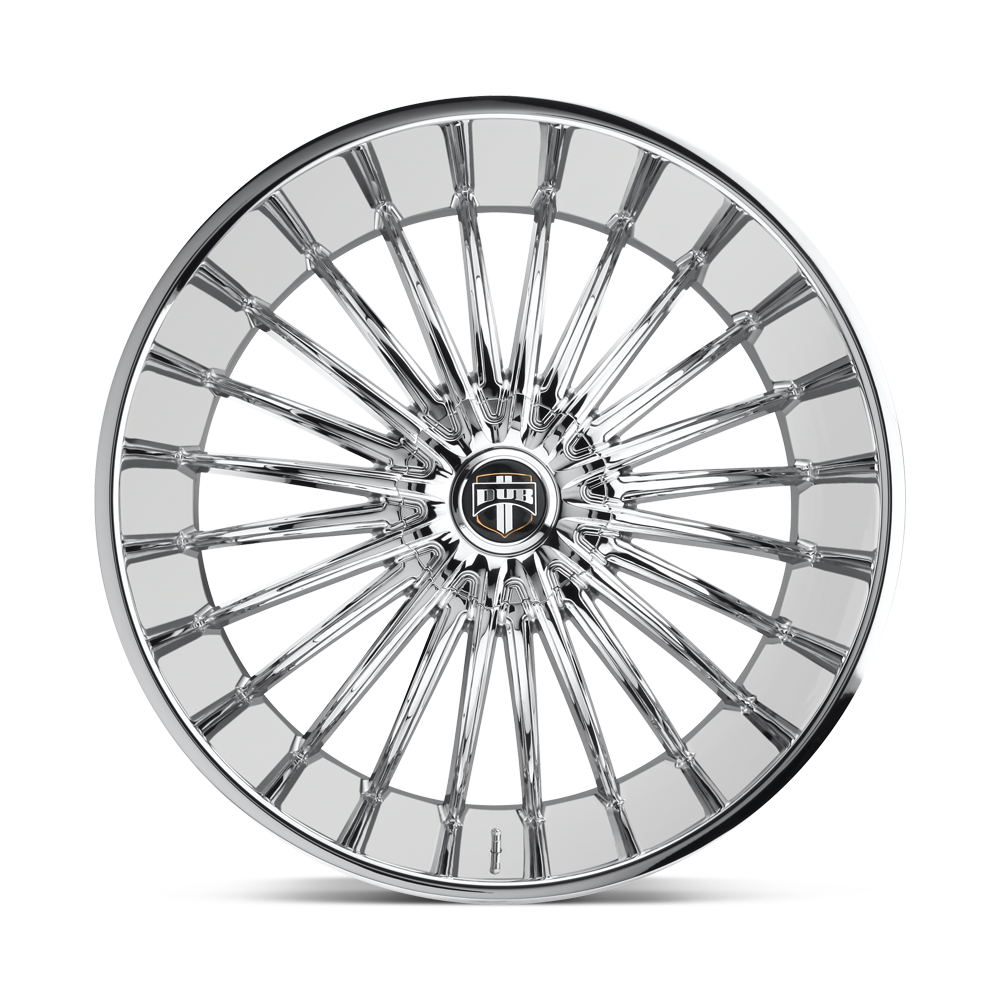 DUB Wheels S140 Suave 26x9.5 Chrome Plated 30mm ET 87.1mm CB 6x135/6x139.7