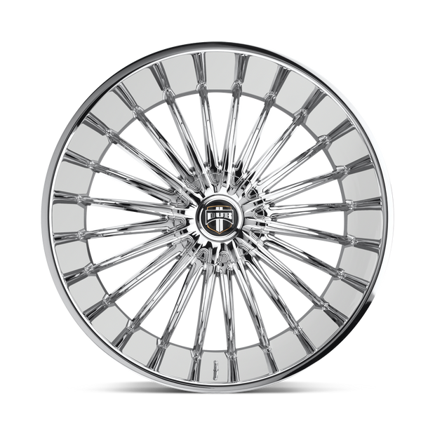 DUB Wheels R140 Suave 28x10 Chrome Plated 10mm ET 72.6mm CB Custom BP