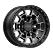 KMC Wheels KM718 Summit 16x8 Satin Black w/Gray Tint 0mm ET 106.1mm CB 6x139.7