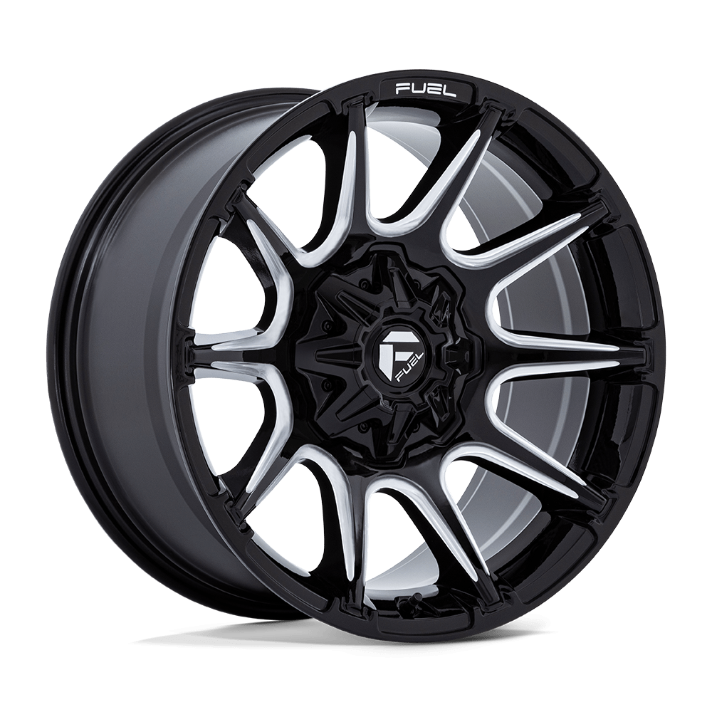 Fuel Wheels FC880 Super C 20x10 Gloss Black Milled -18mm ET 78.1mm CB Custom BP