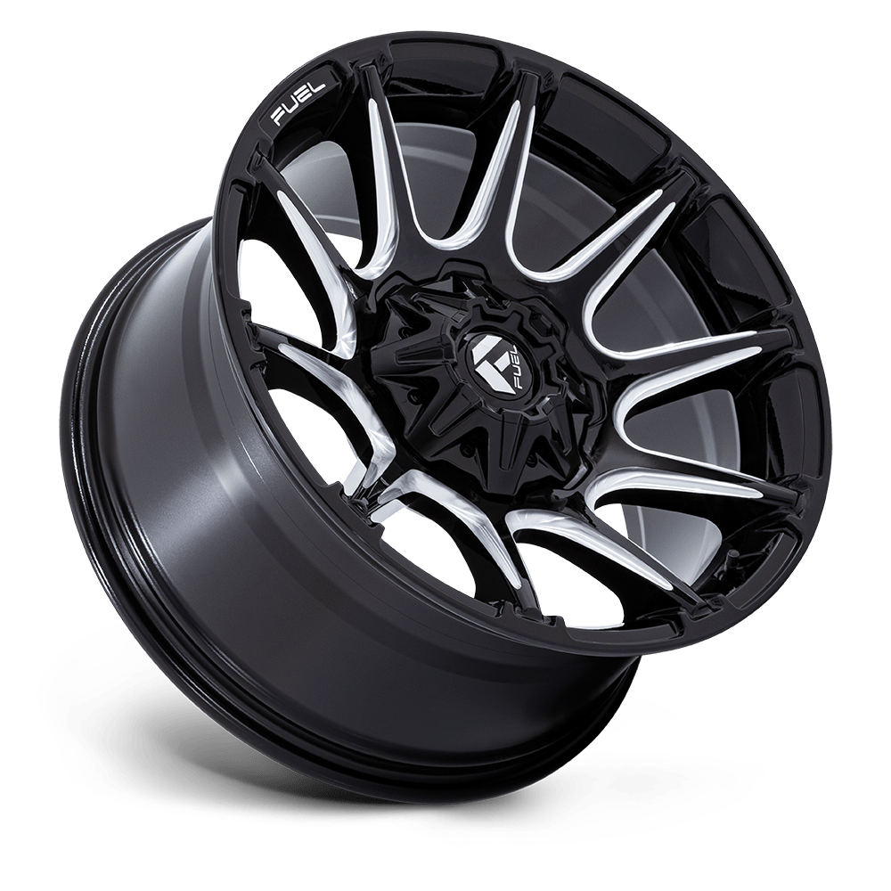 Fuel Wheels FC880 Super C 20x10 Gloss Black Milled -18mm ET 78.1mm CB Custom BP