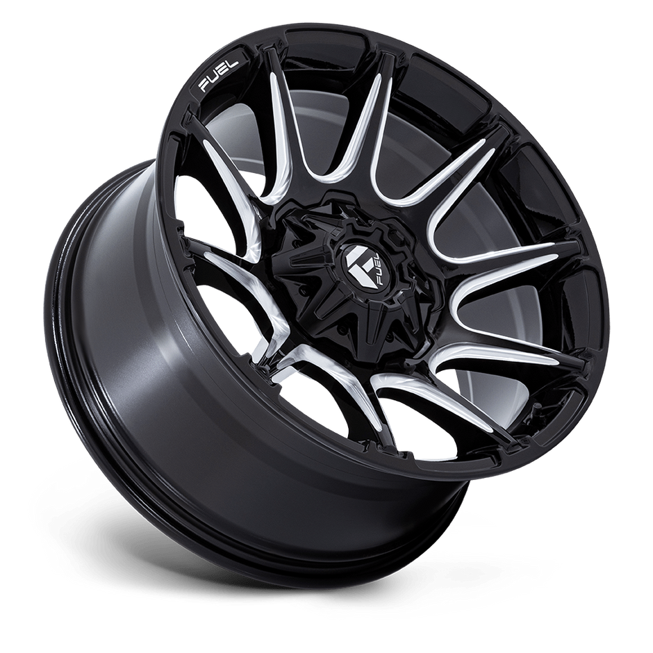 Fuel Wheels FC880 Super C 20x10 Gloss Black Milled -18mm ET 78.1mm CB Custom BP
