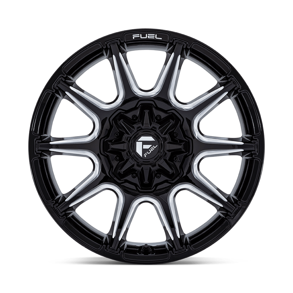 Fuel Wheels FC880 Super C 20x10 Gloss Black Milled -18mm ET 78.1mm CB Custom BP