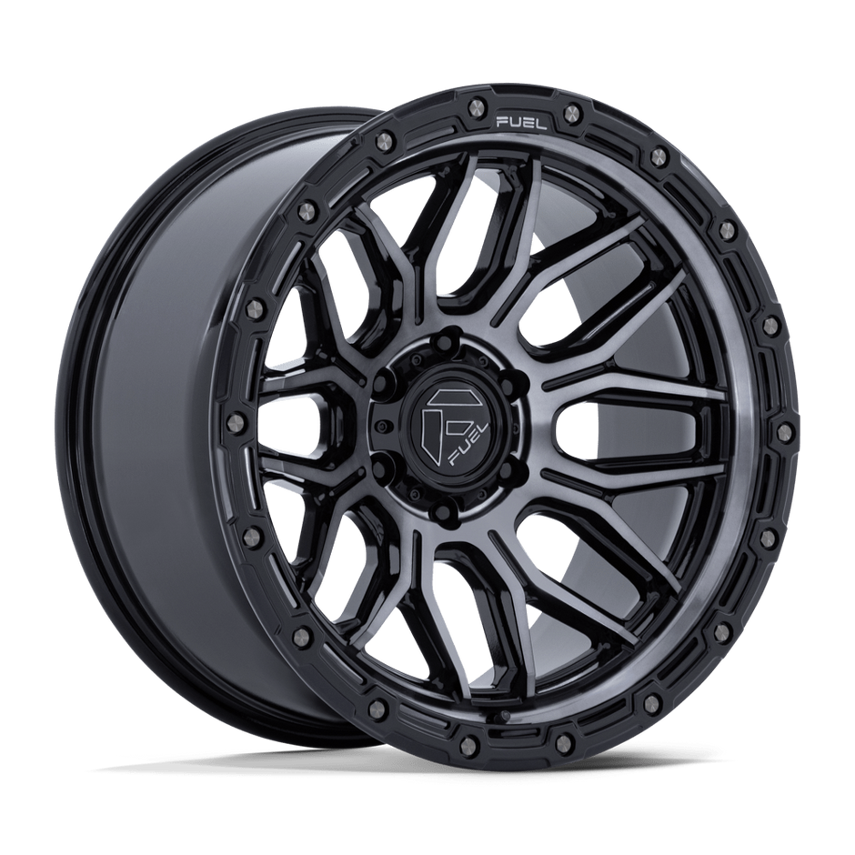 Fuel Wheels FC881 Surge 17x9 Gloss Black Machined w/GTCC 1mm ET 71.5mm CB 5x127