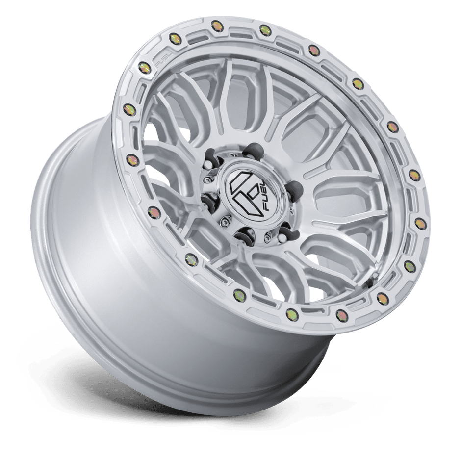 Fuel Wheels FC881 Surge 17x9 Gloss Silver w/Machined Face 1mm ET 71.5mm CB 5x127