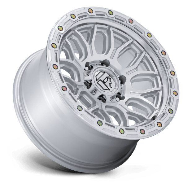 Fuel Wheels FC881 Surge 17x9 Gloss Silver w/Machined Face 1mm ET 71.5mm CB 5x127