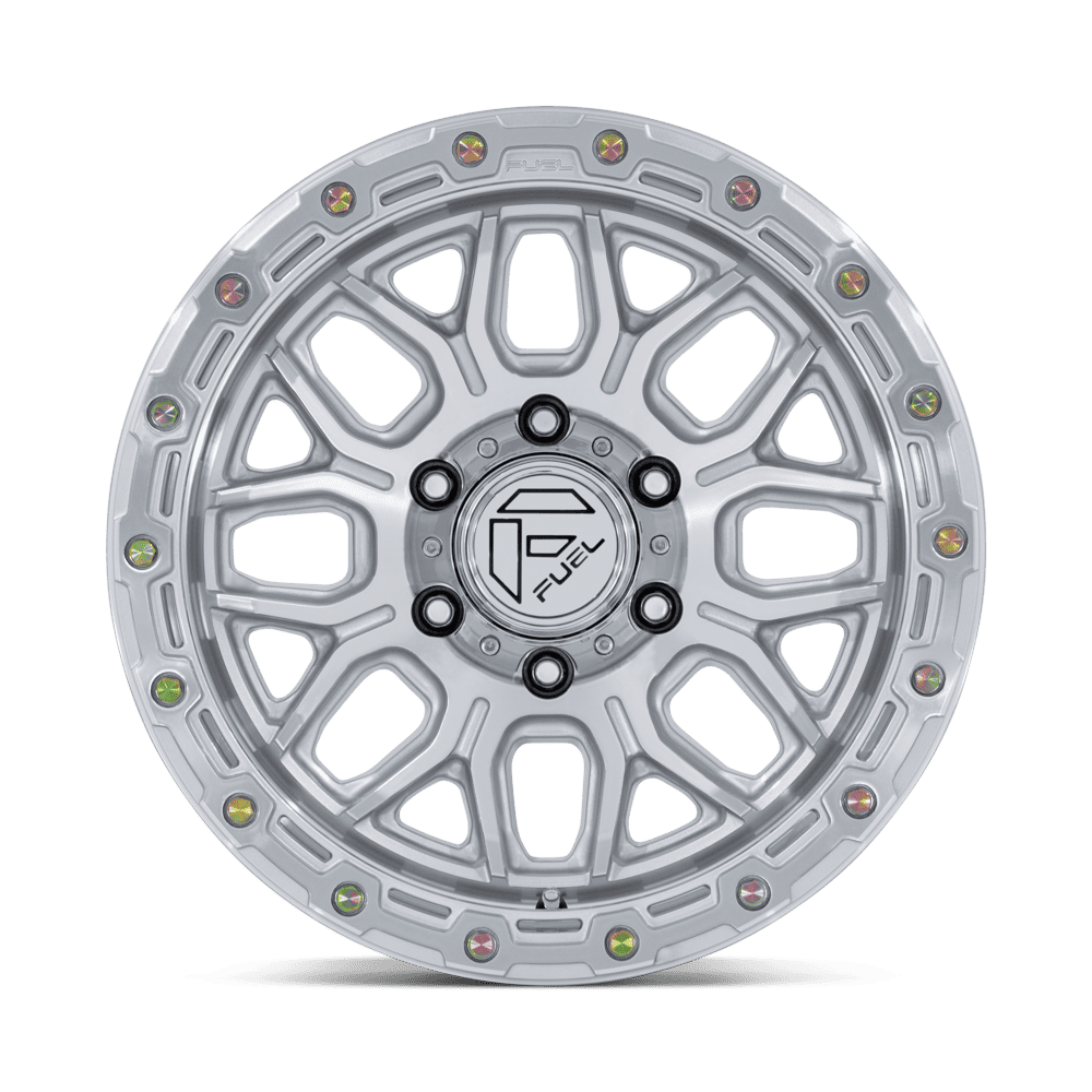 Fuel Wheels FC881 Surge 17x9 Gloss Silver w/Machined Face 1mm ET 71.5mm CB 5x127