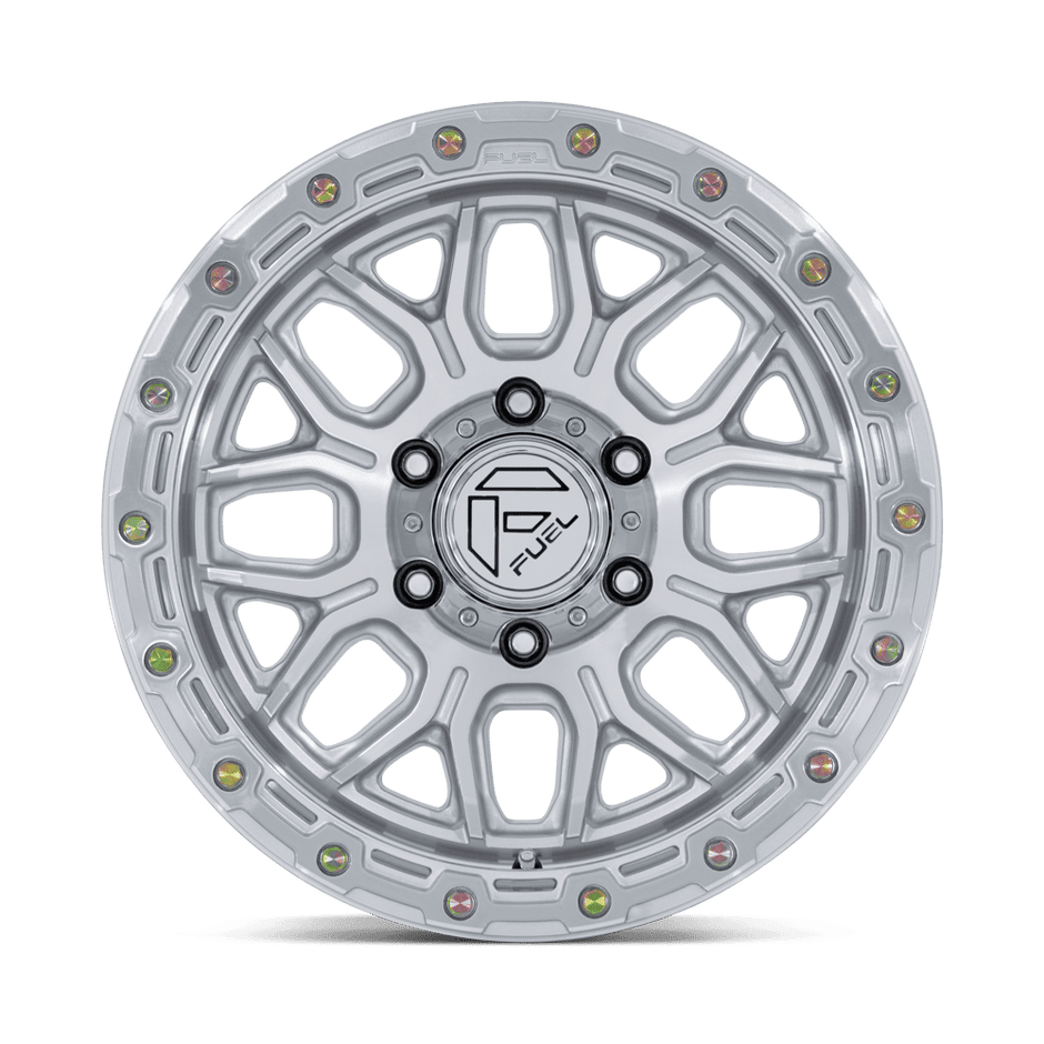 Fuel Wheels FC881 Surge 17x9 Gloss Silver w/Machined Face 1mm ET 71.5mm CB 5x127