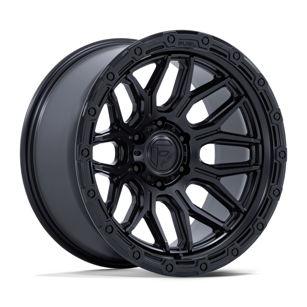 Fuel Wheels FC881 Surge 17x9 Matte Black w/Gloss Black Lip 1mm ET 71.5mm CB 5x127