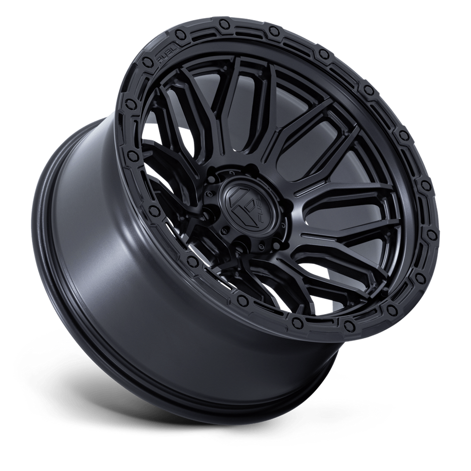 Fuel Wheels FC881 Surge 17x9 Matte Black w/Gloss Black Lip 1mm ET 71.5mm CB 5x127