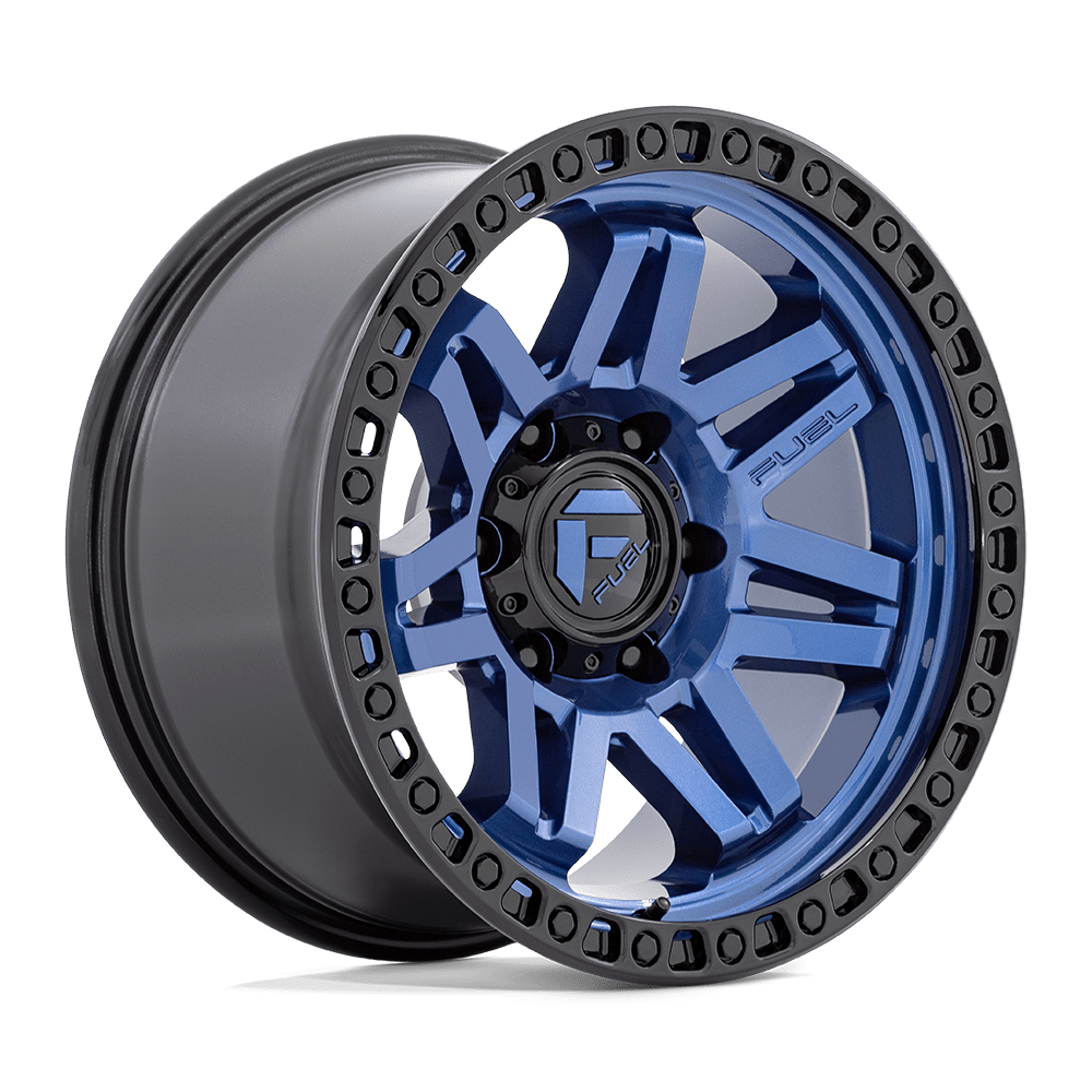 Fuel Wheels D813 Syndicate 17x9 Dark Blue w/Black Ring -12mm ET 71.5mm CB 5x127