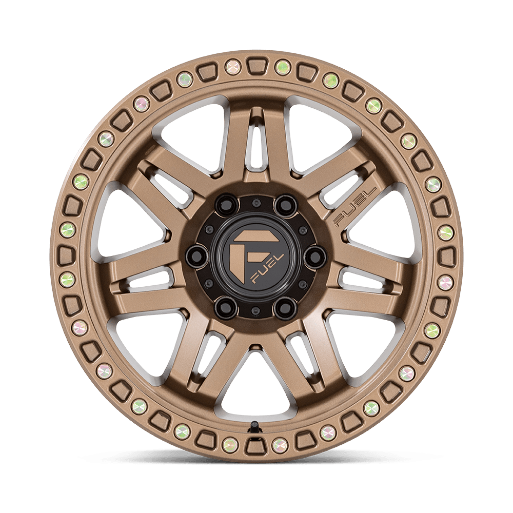 Fuel Wheels D811 Syndicate 17x9 Full Matte Bronze -12mm ET 71.5mm CB 5x127