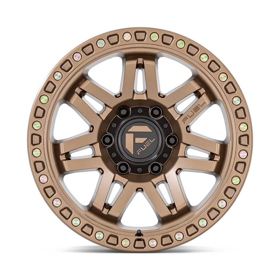 Fuel Wheels D811 Syndicate 17x9 Full Matte Bronze -12mm ET 71.5mm CB 5x127