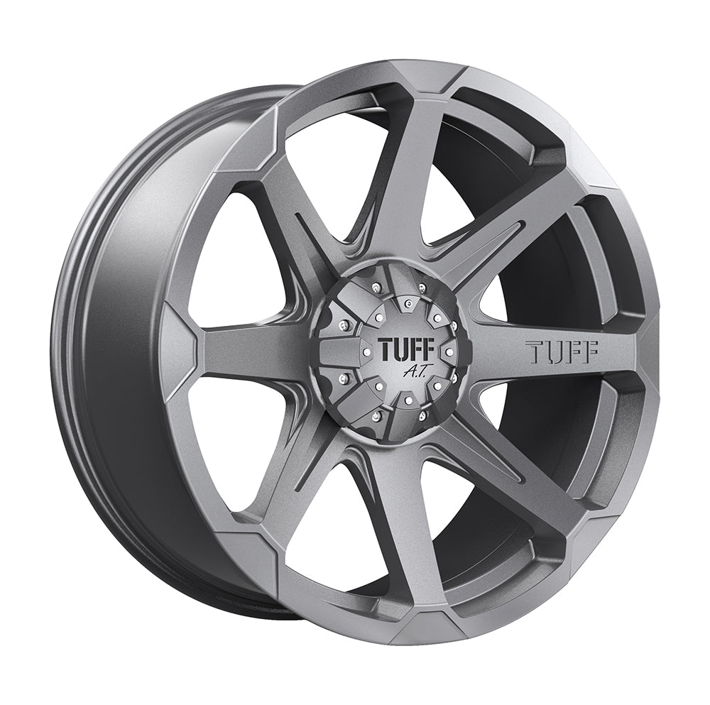 TUFF T05 20x9 Flat Gunmetal 20mm ET 78.1mm CB 5x127/5x139.7